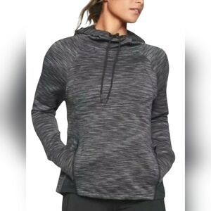Athleta Spacedye Funnel Neck Cold Weather Charcoal/Black Hoodie - Sz XXS